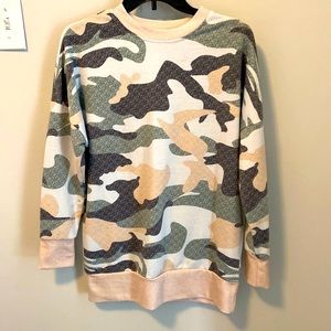 Camouflage Sweatshirt - Woman’s Small